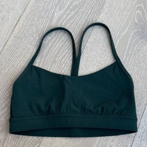 LULULEMON FLOW Y Dark Green Sports Bra